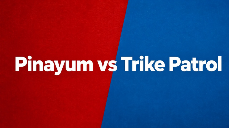 Pinayum vs Trike Patrol